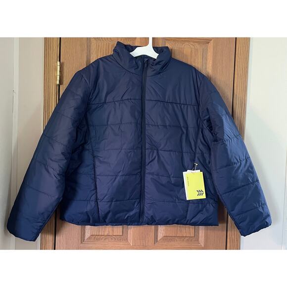 All in Motion Mid Weight Puffer Jacket Size 2XL PTP 28” Length 29” - Picture 1 of 5